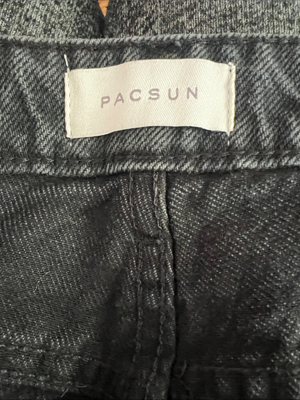 PacSun Black Washed Denim Jeans